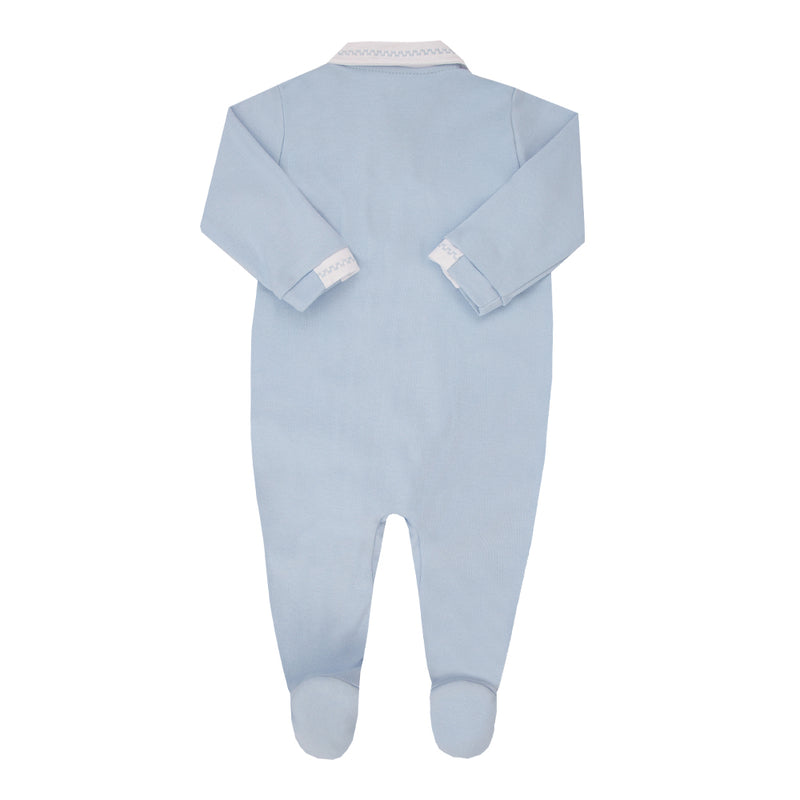 Macacão Longo Bebê Masculino Suedine com Bordado de Carrinho e Plaquinha Paraíso - Image 5