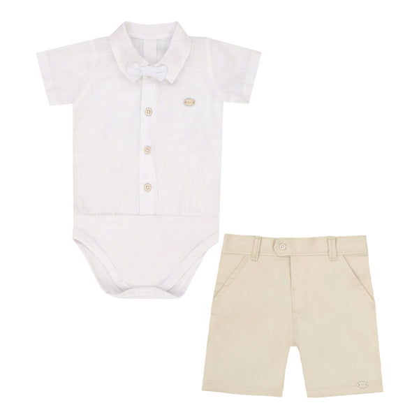 Conjunto Masculino Body Social com Shorts Sarja Paraiso
