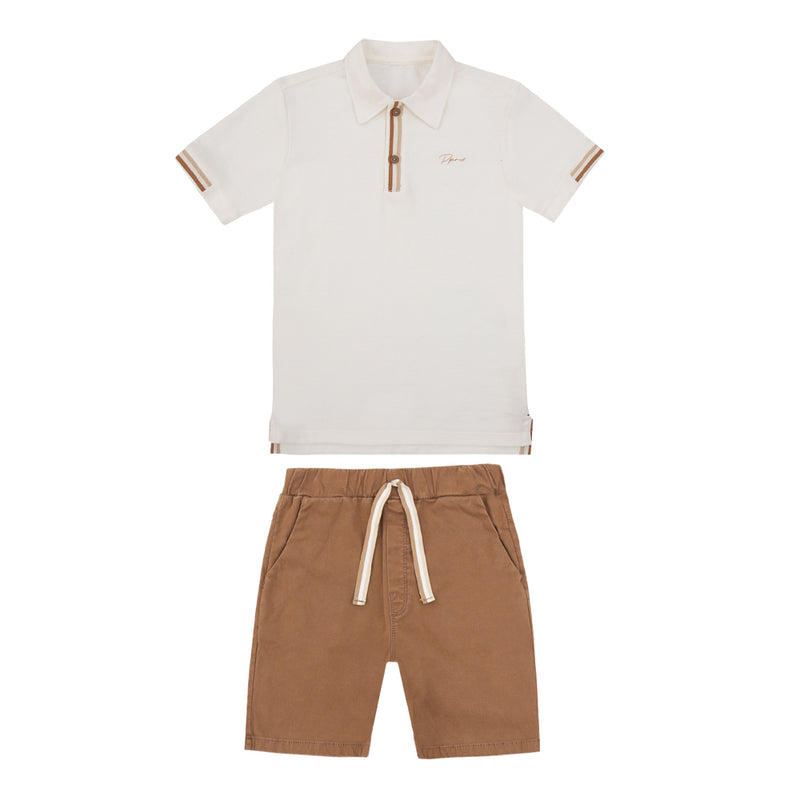 Conjunto Masculino Camisa Polo com Galão Decorativo Paraiso - Image 5
