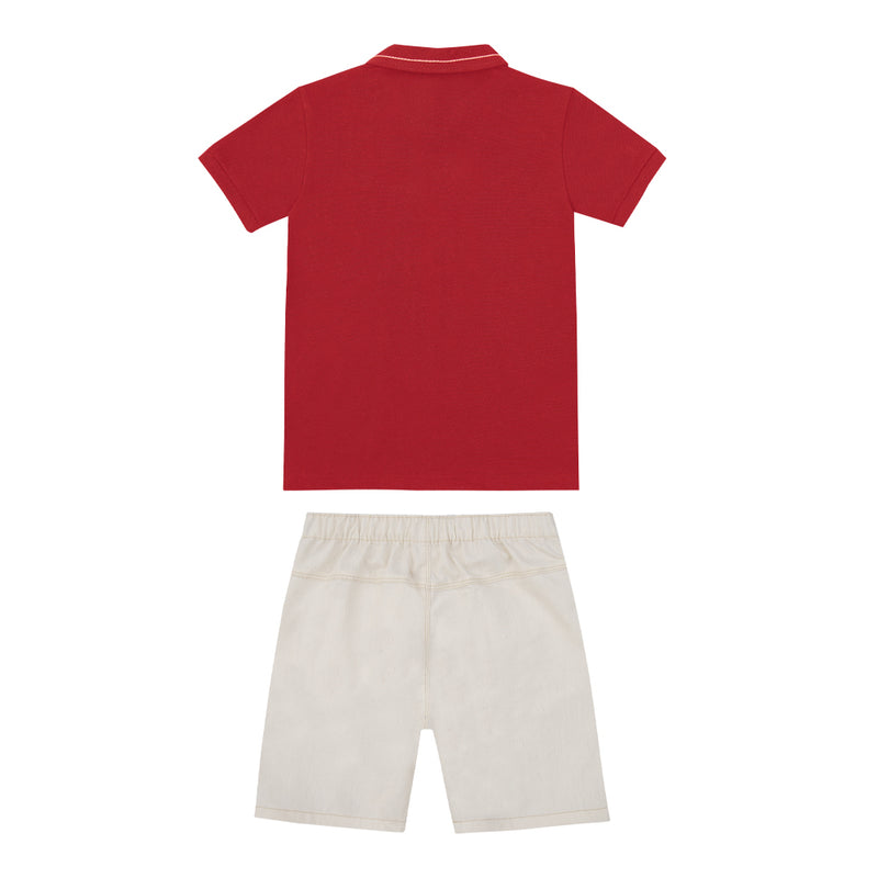 Conjunto Masculino Camisa Polo com Bordado Golfe Paraiso - Image 5