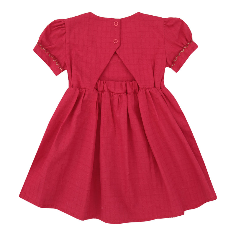 Vestido em Tricoline Maquinetado com Bordado na Barra Paraiso - Image 5