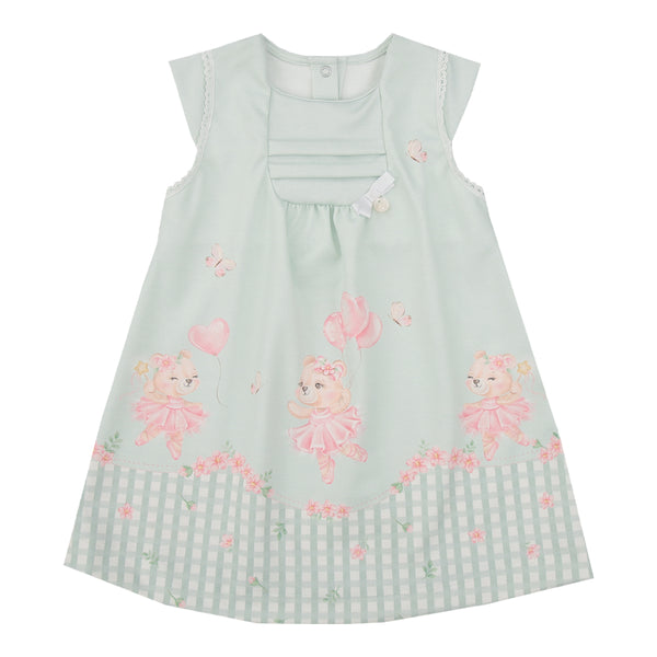 Vestido Estampado em Malha Ponto Roma Paraiso