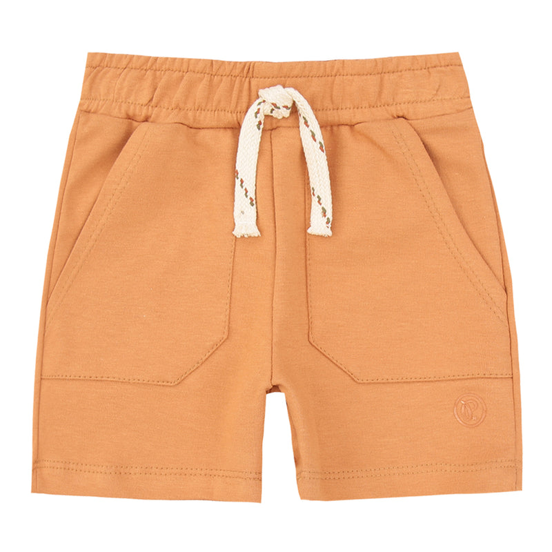 Shorts Infantil Molecotton com Bolsos Frontais e Cordão Decorativo - Paraiso - Image 5