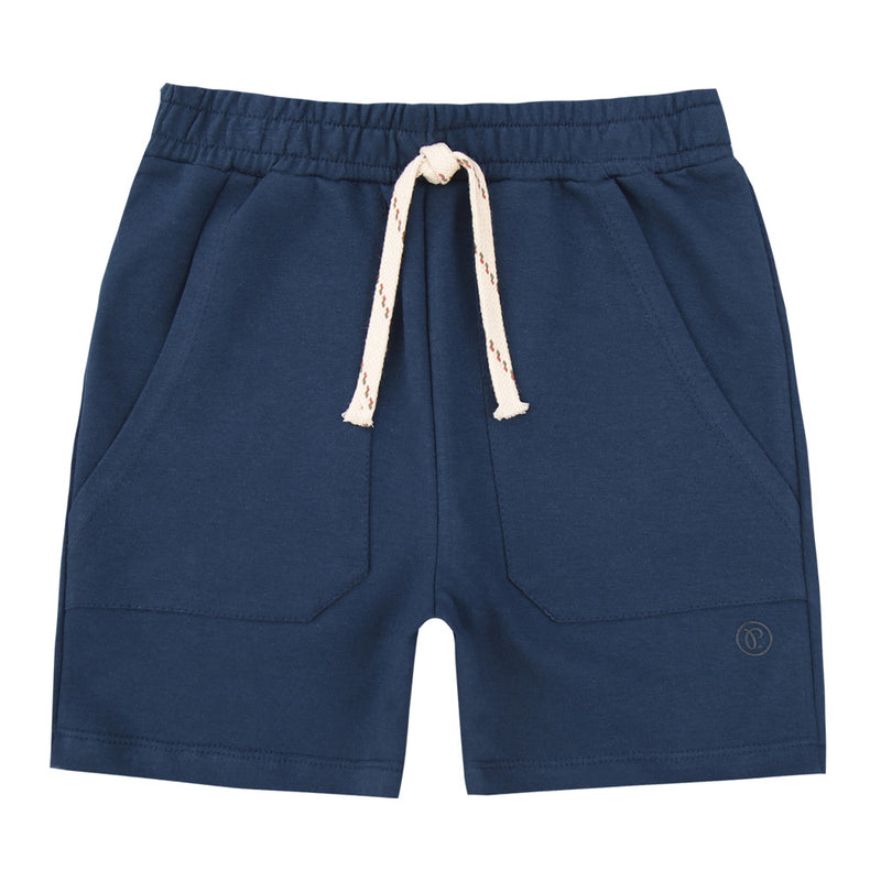 Shorts Infantil Molecotton com Bolsos Frontais e Cordão Decorativo - Paraiso - Image 5