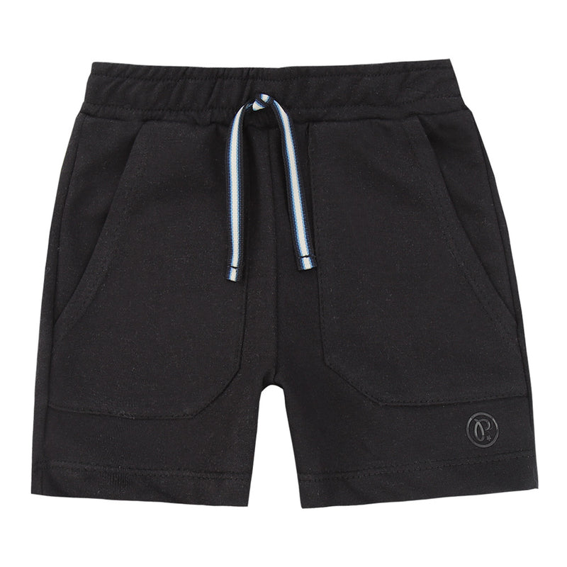 Shorts Infantil Molecotton com Bolsos Frontais e Cordão Decorativo - Paraiso - Image 2
