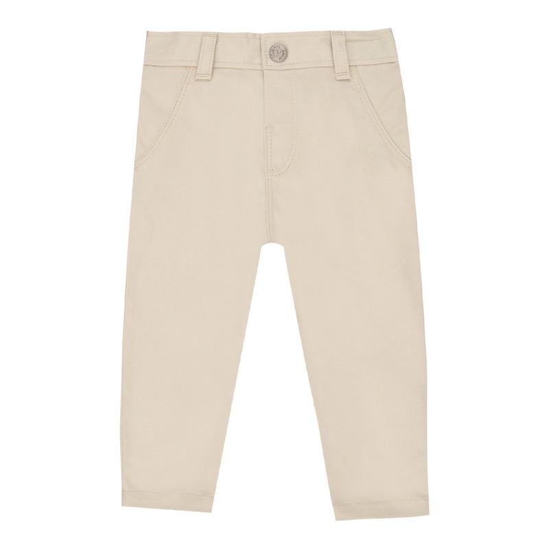 Calça Masculina Infantil Cerimônia Sarja Encorpada com Cós Elástico e Bolsos Traseiros - Paraíso - Image 5