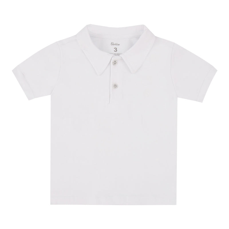 Camisa Polo Infantil Malha Conforto com Gola Estruturada e Botões Exclusivos - Image 2
