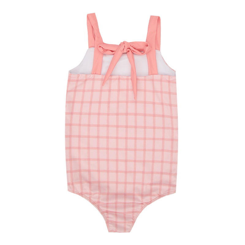 Maiô Infantil Proteção UV com Babado Godê no Busto e Laço nas Costas - Image 5