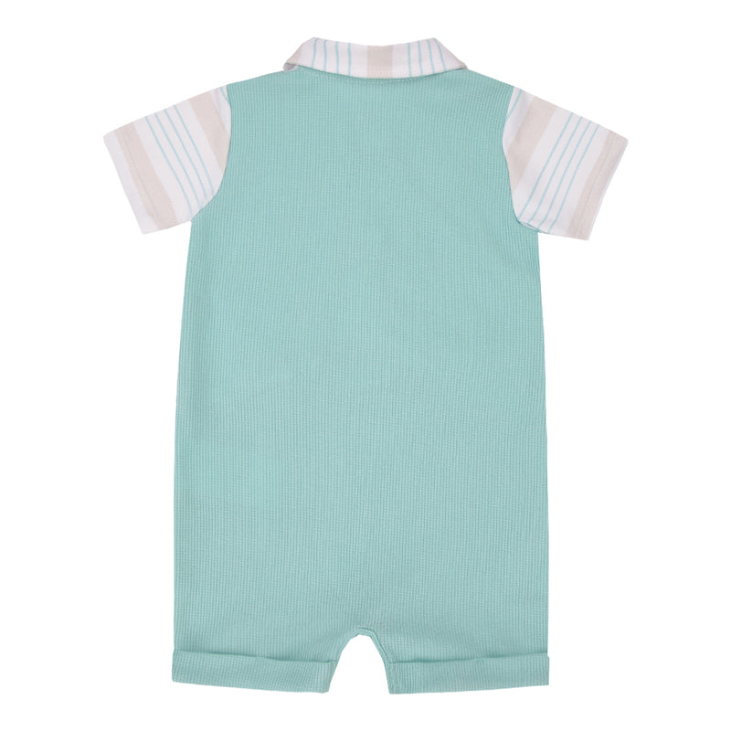 Conjunto Baby Masculino Natal Jardineira com Camisa e Alças Ajustáveis - Image 2