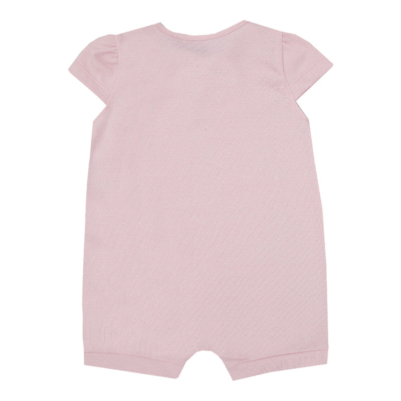 Macacão Curto Bebê Feminino com Babado Duplo e Mangas Franzidas - Image 5