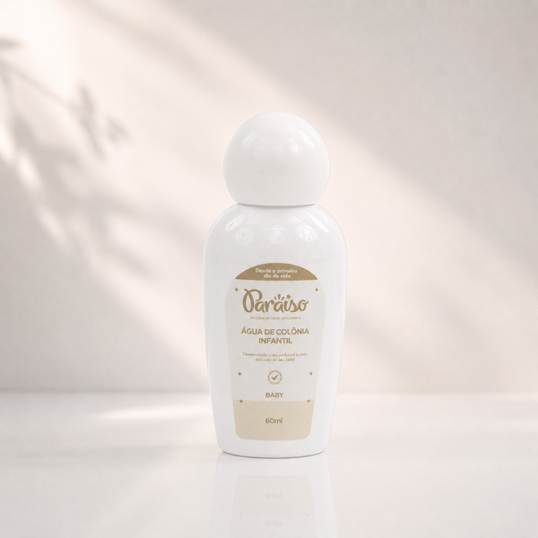 Água de Colônia Infantil Paraiso sem Álcool 60ml