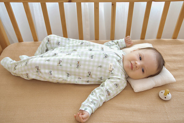 Macacão Longo Bebê em Malha Conforto Estampada com Zíper Duplo Letut