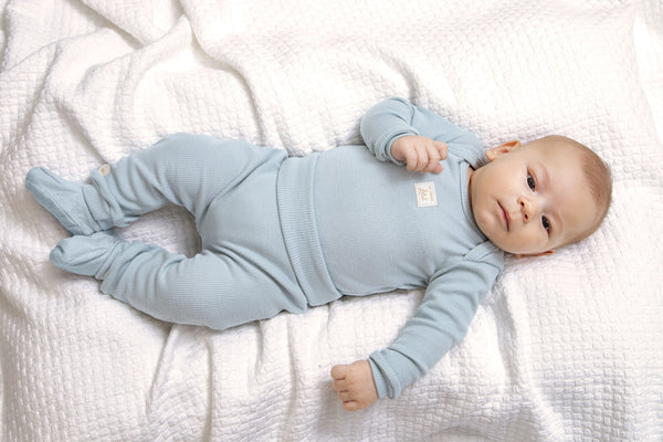 Conjunto Baby Longo Amamentação Letut com Body Manga Longa e Cós Conforto