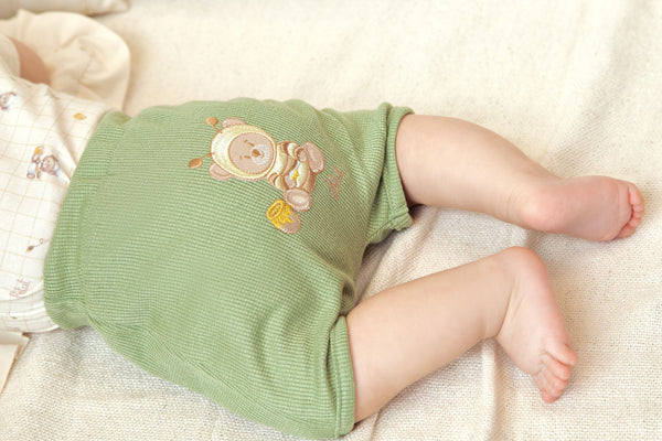 Conjunto Baby Letut Malha Conforto Estampada com Shorts Texturizado e Bordado