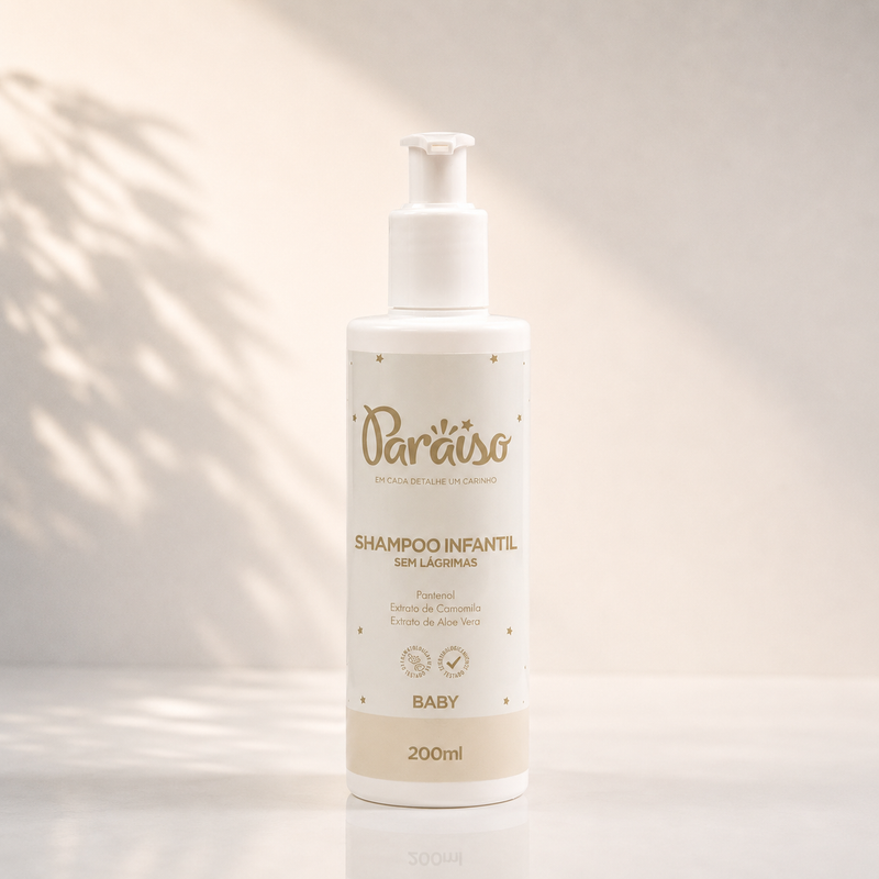 Kit Banho Completo Paraiso Baby | Shampoo + Sabonete + Condicionador Infantil - Image 2