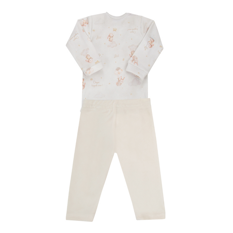 Conjunto Longo Letut Plush Exclusivo Amamentação Inverno Unissex - Image 8